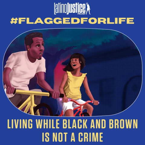 Image of #FlaggedforLife - Living while Black and brown in not a crime